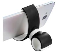 Genérico Motorcycle Phone Holder - 360 Degrees Rotating Double C Type Bicycle Holder,Quick Install Handlebar Clip for Bicycle Scooter, Cell Phone Clamp for 5.5" Universal Ṕhone