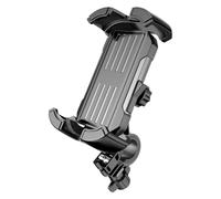 Genérico Motorcycle Phone Holder, Anti-Shake Bicycle Handlebar Clip, Mobile Mount for Women, Adults, Youth Cyclists, Daily Commute, Cycling, Riding, Travel Safety