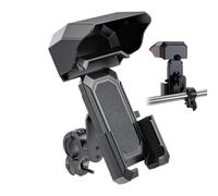 Genérico Motorcycle Phone Holder, Cellphone Support Bracket with Sunshade