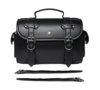 Genérico Motorcycle Saddle Bags - Waterproof Tail Bag, Leather Motorbike Pouch | Large Capacity Luggage For Motorcycles, Bikes, Cycling, Backseat Storage, Travel, Touring, Adventure, Daily Commute