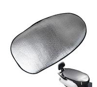 Genérico Motorcycle Seat Cover - 32x58cm Sunscreen Heat Insulation Anti Slip Waterproof Aluminum Foil Seat Pad Scooter Moped Electric Bike Universal Motorcycle Cushion Cover For Summer