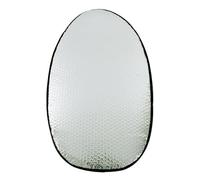 Genérico Motorcycle Seat Cover - Sun Reflective Aluminum Foil Cover, Motorbike Sunshade Cushion, Heat Insulation Cushion Pads