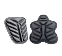 Genérico Motorcycle Seat Cushion Air Mesh - Foam Shock Absorbing Front 28.5cm Rear 22.5cm - Ventilated Breathable Cooling Pad For Cruiser Scooter - Ride Comfort