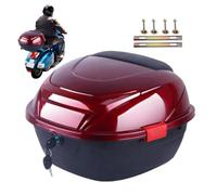 Genérico Motorcycle Tail Box - Waterproof Storage Trunk Top Case