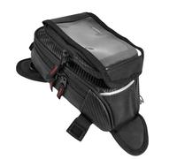Genérico Motorcycle Tank Bag, Waterproof Magnet Navigation Saddlebag, 9.64x8.26x1.96 Inches Touchscreen Pocket, Transparent Front Compartment, Secure Magnetic Mount for Riding and Outdoor Travel Use