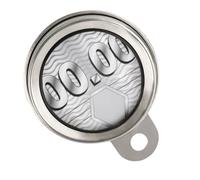 Genérico Motorcycle Tax Disc Holder, Aluminum Alloy with Waterproof Seal, Includes Hex Key, Compatible with Scooters and Motorcycles