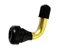 Genérico Motorcycle Tire Valve Stem - Aluminum 90 Degree Bent 8-10mm | Tubeless Wheel Stem Replacement Part | Scooter ATV Go-Kart Electric Bike Leak Proof Inflation Port Fit Universal