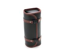 Genérico Motorcycle Tool Bag, PU Leather Handlebar Front Fork Pouch for Men and Women, Roll-Up Storage Organizer Saddlebag for Tools and Accessories on Cruiser Chopper and Touring Bikes 300g
