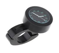 Genérico Motorcycle Watch - Motorcycle Clock Metal Handlebar Mount Watch - Waterproof Shockproof Compact Time Keeping Clock for Cycling
