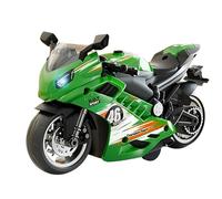 Genérico Motorrad-Spielzeugbausatz, Motorrad-Modellbausatz-Set,Elektrisches Spielzeug-Motorrad-Figurenset | Freundliches Motorrad mit Rückzugsmotor für, Mädchen, Kinder, Erwachsene