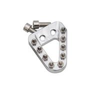 Genérico Motos Pedal de freno Palanca Punta Placa Para EXC 300 SXF 250 EXC EXCF TPi SX SXF XCW XCF 6D 125 350 450 500 Pedal de Freno Trasero Palanca Punta Placa (Plata)