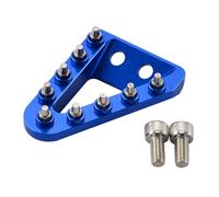 Genérico Motos Pedal de freno Palanca Punta Placa Para EXC 300 SXF 250 EXC EXCF TPi SX SXF XCW XCF 6D 125 350 450 500 Pedal de Freno Trasero Palanca Punta Placa (Azul)