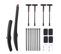 Genérico Mountain Bike Fenders, Mud Guard Set & Front Rear Splash Protection for Smooth Riding, All-Season Bicycle Kit for Road Commute Trail Riding Rainy Weather Muddy Paths Outdoor Cycling Use