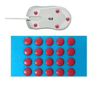 Genérico Mouse Glide Stickers - Glide Feet Bottom Stickers for Mouse | Self-Adhesive E-Sports Equipment for Game, E-Sports, Work, and Study
