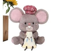 Genérico Mouse Plush - Polyester Fiber 27x29cm | Soft Cuddly Huggable Collectible Doll | Stuffed Animal Plush Pillow Toy | For Adults Women Kids Children Boys Girls Collectors Playful Charm
