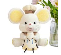 Genérico Mouse Plush - Polyester Fiber 27x29cm | Soft Cuddly Huggable Collectible Doll | Stuffed Animal Plush Pillow Toy | For Adults Women Kids Children Boys Girls Collectors Playful Charm