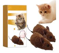 Genérico Mouse Toy for Cats and Dogs, Cat Mouse Toy, Cat Toys Interactive for Indoor Cats, Mini Mouse Toy (2pcs)