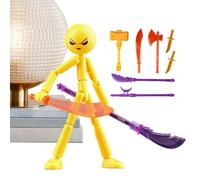 Genérico Movable Action Figures - Flexible Jointed Model | Poseable Art Fully Articulated Realistic Structure Smooth Motion Design for Drawing Reference, Display, Bedroom, Office or Home Decor