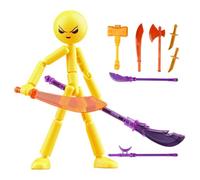 Genérico Movable Action Figures - Poseable Character Toys | Articulated Joints with Interchangeable Accessories, Collectible PVC Models for Imaginative Storytelling and Shelf Decor