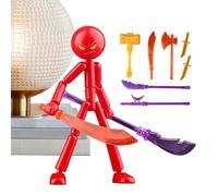 Genérico Movable Action Figures - Poseable Character Toys | Articulated Joints with Interchangeable Accessories, Collectible PVC Models for Imaginative Storytelling and Shelf Decor