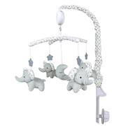 Genérico Móvil Cuna Musical con Luces, Decoración Guardería | Juguete Giratorio Sillita Coche | Mecanismo Cuerda Animales Alto Contraste, para Habitaciones Niños Niñas, Mejora Entorno Bebé