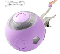 Genérico Moving Ball, Automatic Dog Toys, Rechargeable Smart Pet Supplies, Motion Activated Interactive Toy, LED Light Ball for Small, Medium, Large Breeds, Aggressive Chewers, Kittens, Indoor Play