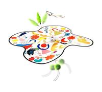 Genérico Moving Cat Toy 3 Speed Interactive Fun Wand, 24.8 * 24.8 * 2.2inch