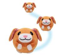 Genérico Moving Pet Plush Toy for Dogs, Talking Interactive Bouncing Ball, Versatile Plush Buddy with Sound, Moving Dog Plaything 5.91x5.12x5.51 in for Halls, Gardens, and Lawns