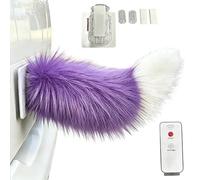 Genérico Moving Tail Remote Control - Motion Pet Style Ornament for Vehicle Exterior Use | ABS Shell with Motorized Wagging Mechanism, Portable Fun Decoration for SUV Truck Motorcycle Travel