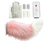 Genérico Moving Tail - Remote Control Wagging Rechargeable Decor, Cute Realistic Plush Car Tail with Wireless Movement, Animated Vehicle Mascot, Wagging RV Ornament, Soft Furry Accessory for Vehicle