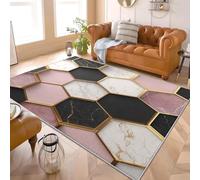 Genérico mpreso Felpudo Antideslizante GeometríA SóLida 3D Antideslizante Sala Estar Dormitorio Alfombra 160x230 cm Gris Sin Peluche Lavable de Pelo Corto Alfombra Interior