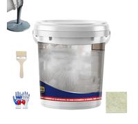 Genérico Mr Material 1 Rust Paint, Mr Material Floor Paint, Mr.Material 1 Epoxy Floor PaintS, Epoxy Colored Sand FloorPaint, Quick-Dry Anti-Slip Water-Based FloorPaint, for Interior Exterior (Yellow)