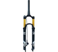 Genérico MTB Air Suspension Fork, 26 27.5 29 Inch Cycling Suspension Mountain Bike Bicycle Front Shock Absorbing Fork, 120mm Travel 9mmQR(A,26)