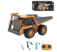 Genérico Mudsterz Excavator, Mudsterz Trucks with Cool Lights and Sounds, Complete Control Over The Construction Site, Alloy Material, 2.4ghz Remote, Little Builders, Boost Smotor Skills, Focus (#B)