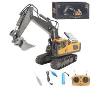 Genérico Mudsterz Excavator, Mudsterz Trucks with Cool Lights and Sounds, Complete Control Over The Construction Site, Alloy Material, 2.4ghz Remote, Little Builders, Boost Smotor Skills, Focus (#A)