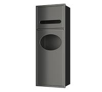 Genérico Mueble Auxiliar de baño metálico Impermeable - Mueble Auxiliar for Inodoro Que Ahorra Espacio con Caja de pañuelos Oculta y Papelera | Diseño empotrable en la Pared(200x520x135mm)