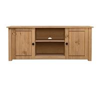 Genérico Mueble para TV de Madera Maciza Pino Estilo Panamá 120x40x50 cm,Mobiliario,Muebles TV-282670