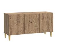 Genérico Mueble TV Madera de Ingeniería 99 x 34,5 x 50 cm | Puerta giratoria 90°, diseño limpio, almacenamiento versátil, fácil mantenimiento