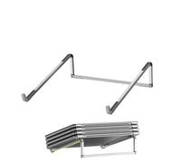 Genérico Muelle Plegable para portátiles Hecha de Aluminio | Pie de de de de de de computadora ergonómica portátil, estabilizador de Base de Estante Ajustable más fácil,