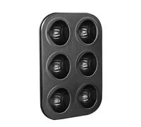 Genérico Muffin Pan, no tick Baking lata, Cupcake Ovenware, Sturdy Portable Lightweight Easy to Use Even Heating 7,28 x 10,43 x 1,18 pulgadas para cocina y bakeshops, negro