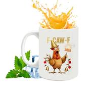 Genérico Mug À Café Coq | 1* Pcs Tasse Céramique Originale | 9,5x8x8cm Mug Animaux De Ferme | Tasse À Boire Humoristique, Cadeau Femme, Idée Déco Cuisine, Bureau Maison, Café Thé Chocolat Chaud