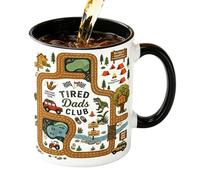 Genérico Mug de Café para Papá, 330 ml Novedoso con Impresión Mapa Coche, Taza De Café Divertida De Cerámica, Para Hombres Adultos Niños Mamá Amigo Té Oficina Hogar Día Del Padre Vacaciones