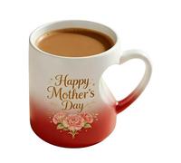 Genérico Mug de cerámica,325 ml Cambiante de Color Sensible al Calor | Taza de cerámica con forma de corazón para café,para Chocolate, Leche, Té, Hogar, Reuniones, Residencia, Hotel, Apartamento,