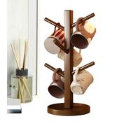 Genérico Mug Holder,Cup Rack With 6-Hook 12.2x5.12 Inches | 6-Hooks Coffee Mug Holder - For Wedding Living Room Cafe Restaurant Hotel Party