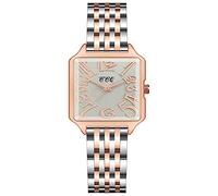 Genérico Mujer Banda de Banda de Reloj Banda de habitación Reloj de Reloj Digital de Oro para Mujer Reloj de Mujer Encanto Reloj Digital Relojes (White, One Size)