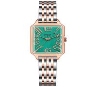 Genérico Mujer Banda de Banda de Reloj Banda de habitación Reloj de Reloj Digital de Oro para Mujer Reloj de Mujer Encanto Reloj Digital Relojes (Green, One Size)