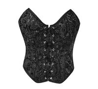 Genérico Mujer Corset Sexy - Corse Mujer Body Moldeador de Cintura Alta sin Costuras para Mujer Moldeador de Cuerpo de compresión para una Apariencia Suave (Black S)