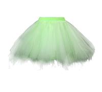 Genérico Mujer Faldas Tul Enaguas Cortas Tutus Ballet Mini Vestidos Falda de Tutú para Carnaval Carnaval Semana Santa Fiesta Halloween