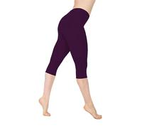 Generico Mujer talla grande suelto anti exposición absorción permeabilidad al sudor alta elasticidad pantalones y yoga para fitness running ultraligeros pantalones verdes, violeta, XXX-Large