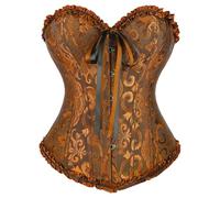 Genérico Mujeres Fajas Bustier Gótico Encaje Vientre Plano Dieta Corset Top Waist Trainer Ropa